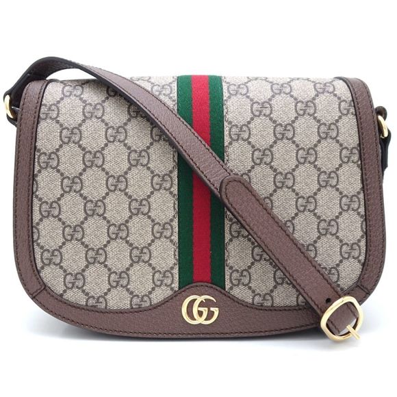 GUCCI Ophidia Sherry Line 601044 Shoulder Bag GG Supreme Canvas x Leather Bei... - Picture 10 of 10
